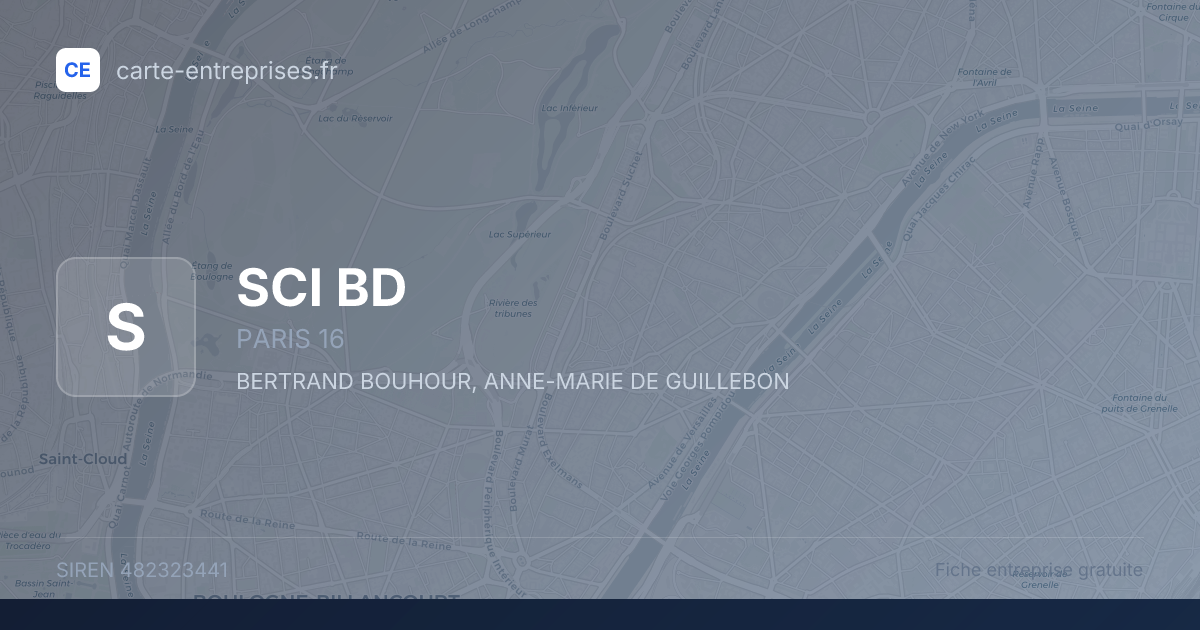 SCI BD — 482323441 — fiche entreprise
