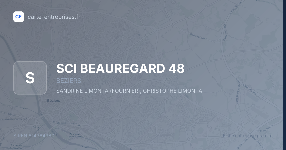 SCI BEAUREGARD 48 — 814364980 — fiche entreprise