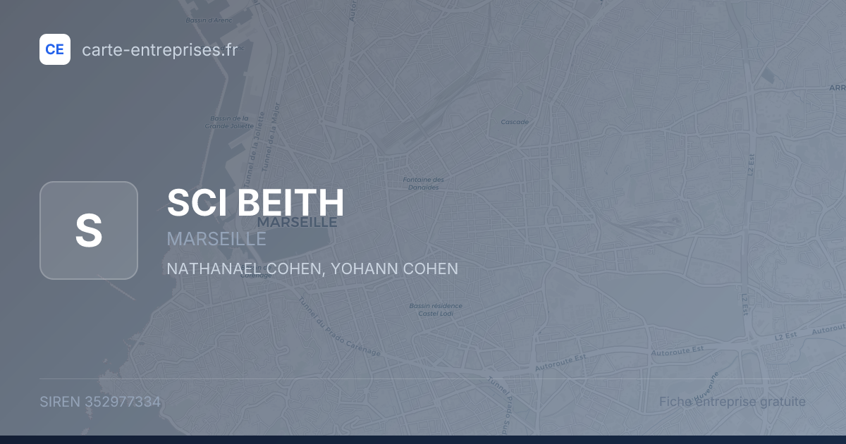 SCI BEITH — 352977334 — fiche entreprise