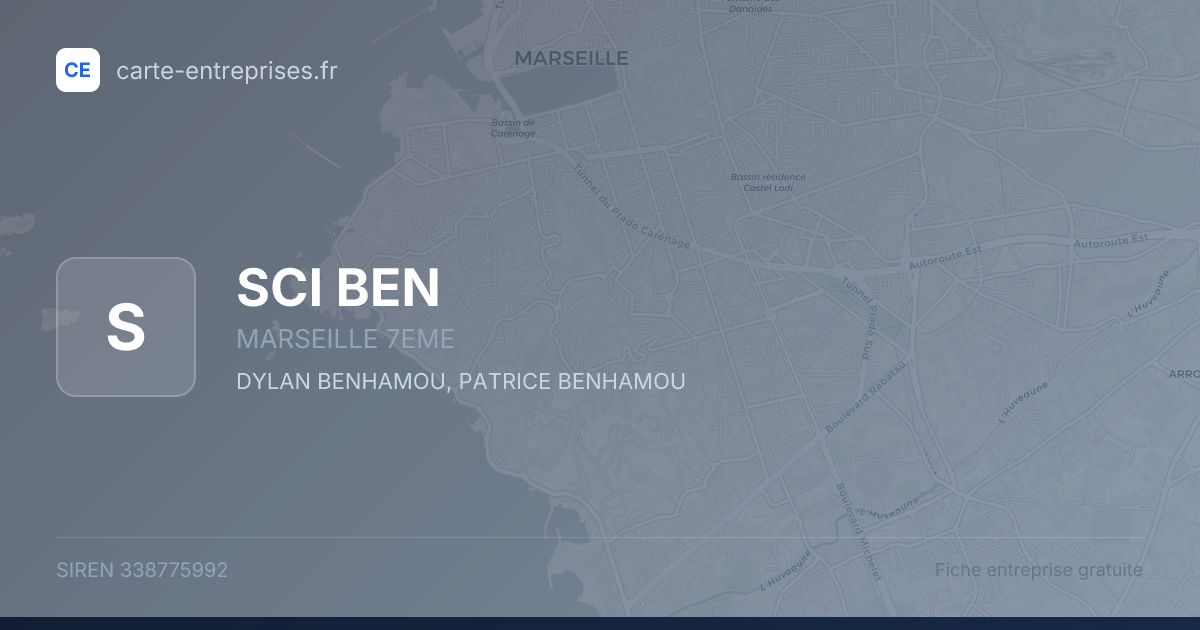 SCI BEN — 338775992 — fiche entreprise