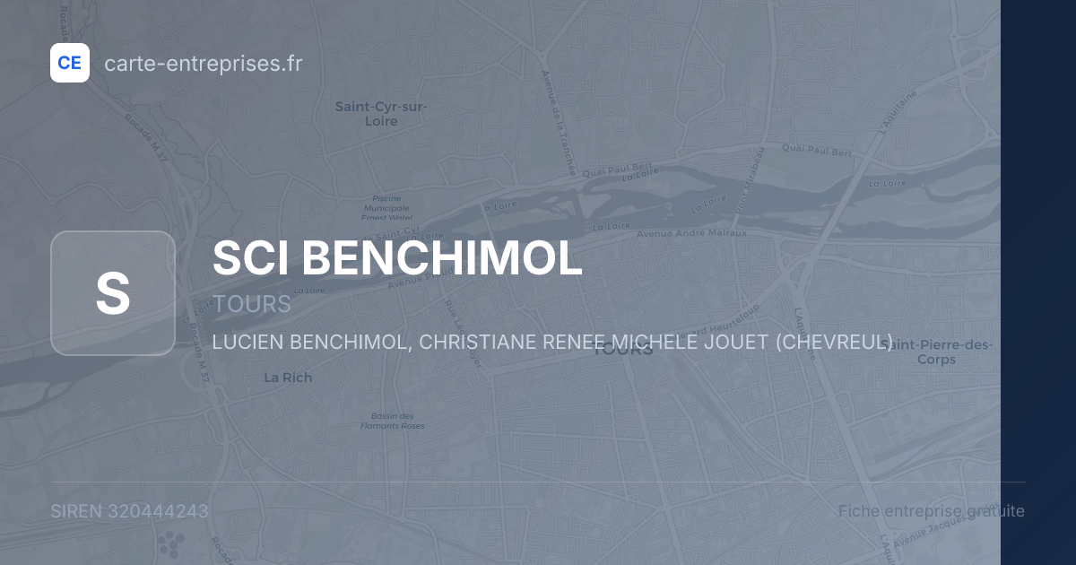 SCI BENCHIMOL — 320444243 — fiche entreprise