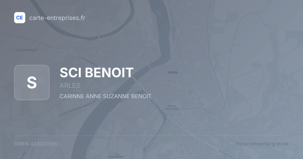 SCI BENOIT — 433000080 — fiche entreprise