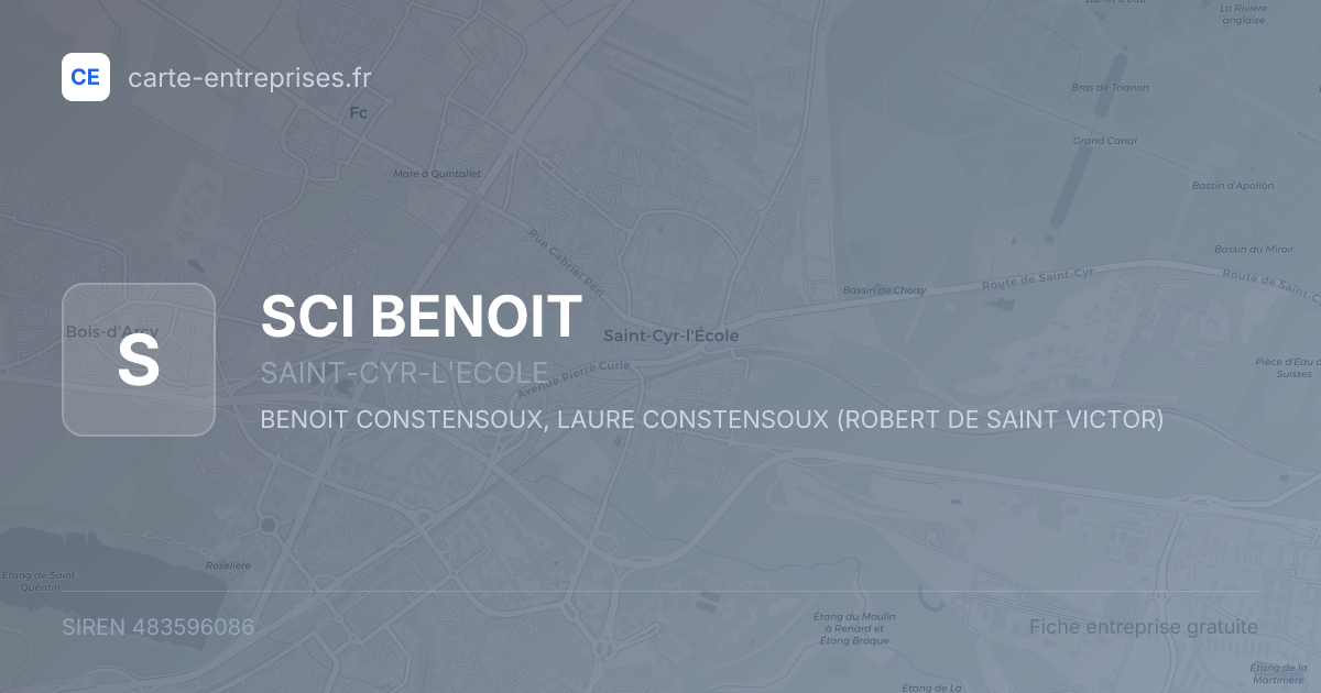 SCI BENOIT — 483596086 — fiche entreprise