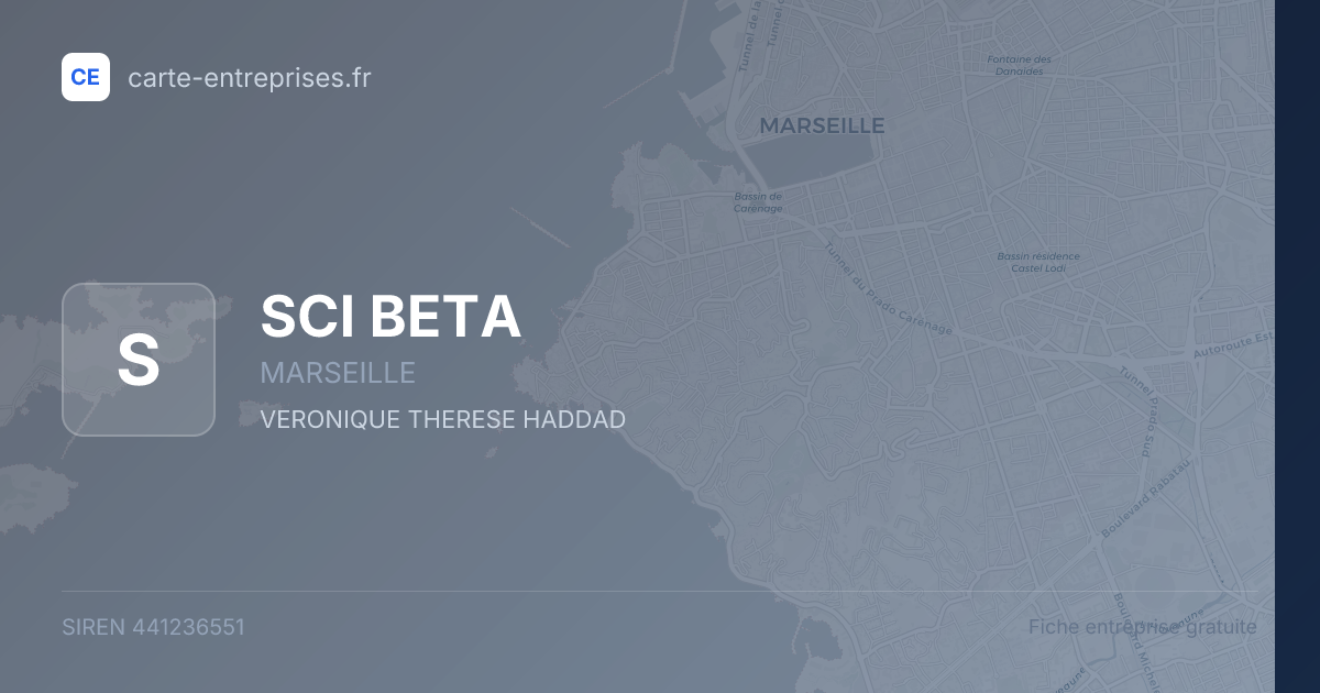 SCI BETA — 441236551 — fiche entreprise