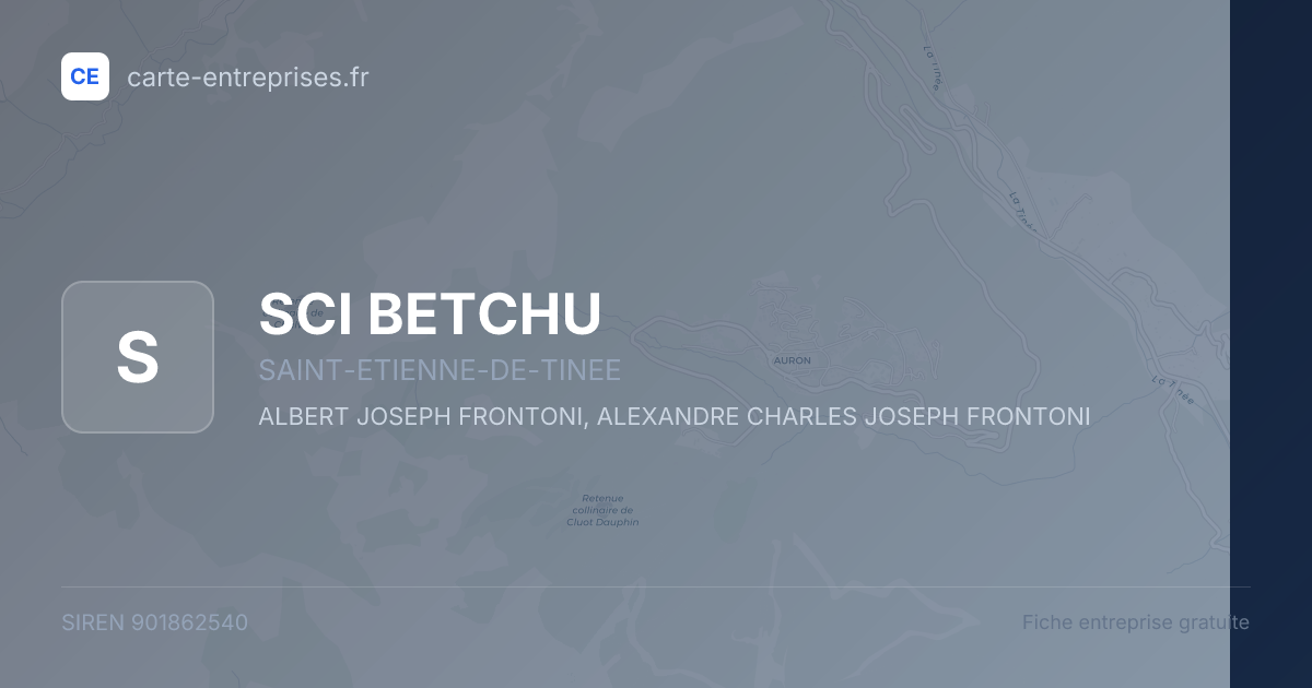 SCI BETCHU — 901862540 — fiche entreprise