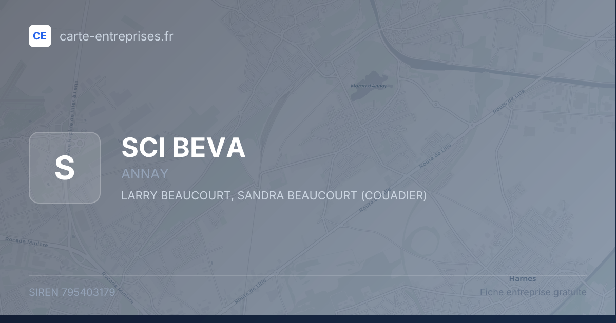 SCI BEVA — 795403179 — fiche entreprise
