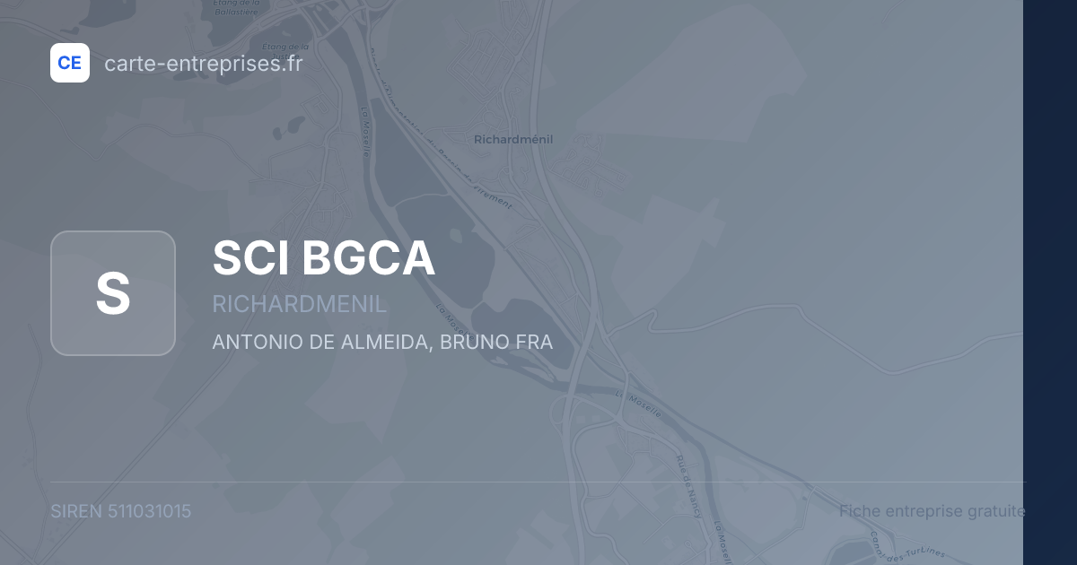 SCI BGCA — 511031015 — fiche entreprise