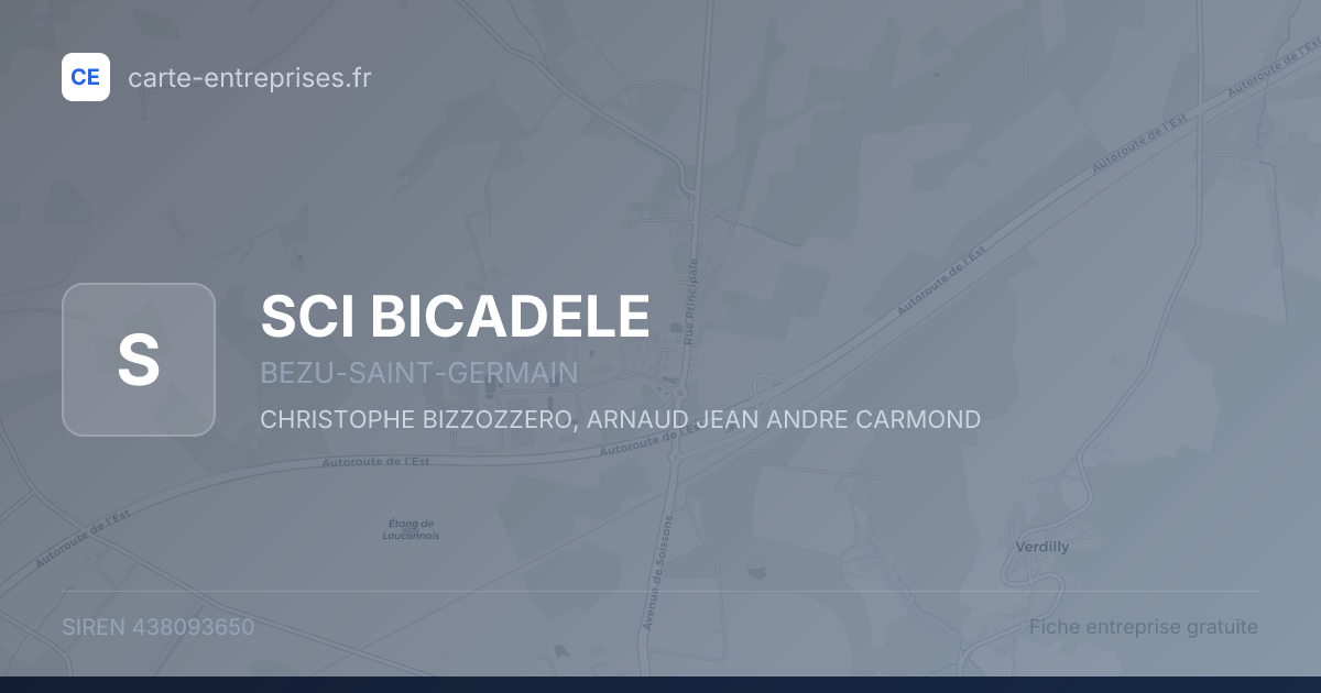 SCI BICADELE — 438093650 — fiche entreprise