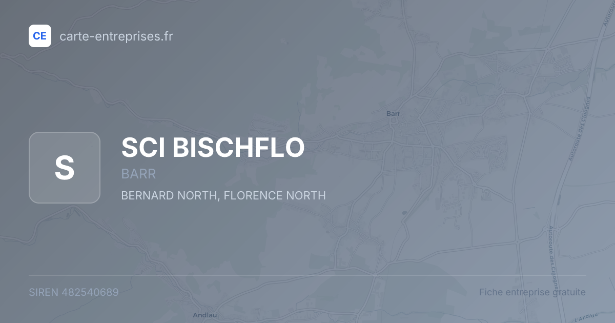 SCI BISCHFLO — 482540689 — fiche entreprise