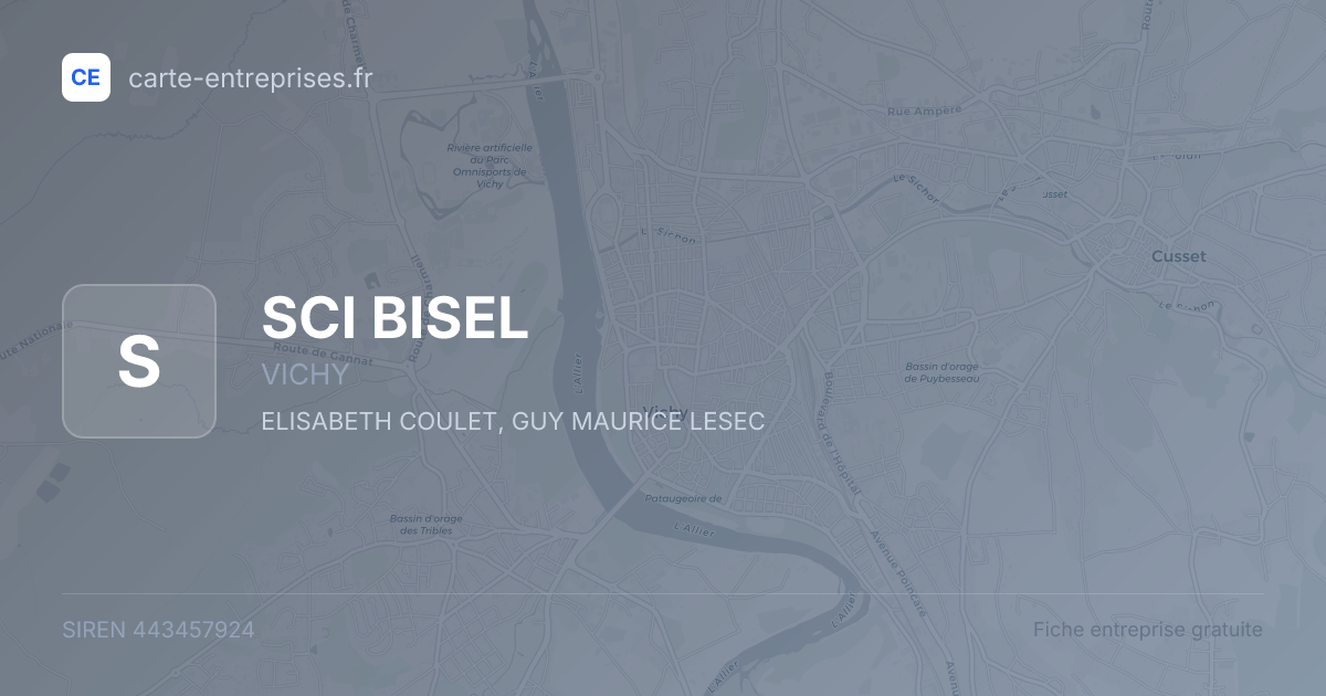SCI BISEL — 443457924 — fiche entreprise