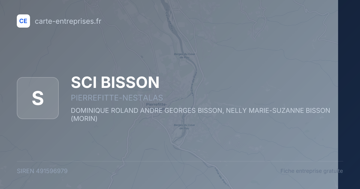 SCI BISSON — 491596979 — fiche entreprise