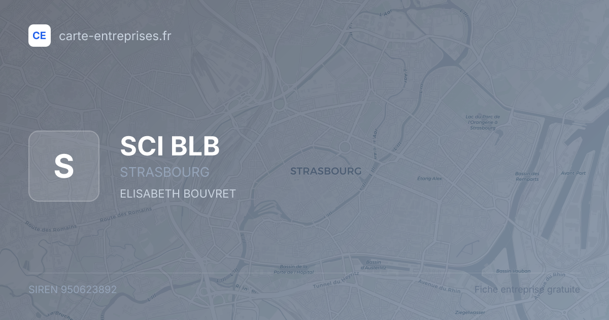 SCI BLB — 950623892 — fiche entreprise