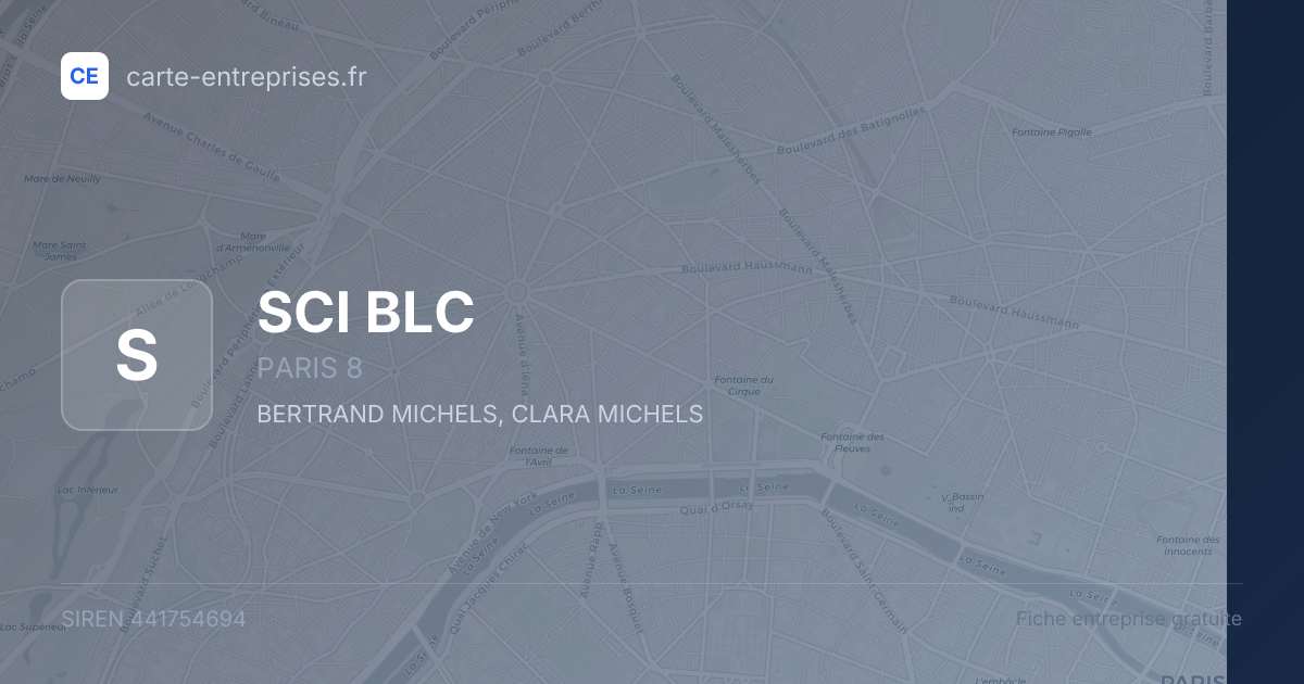 SCI BLC — 441754694 — fiche entreprise