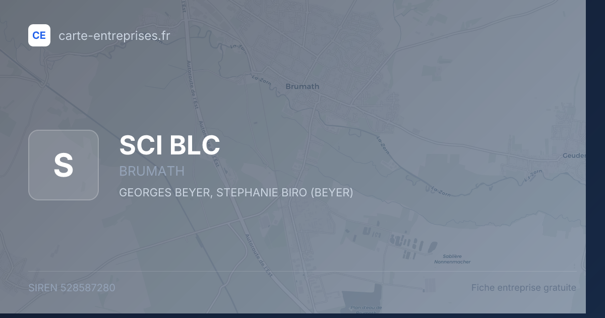 SCI BLC — 528587280 — fiche entreprise