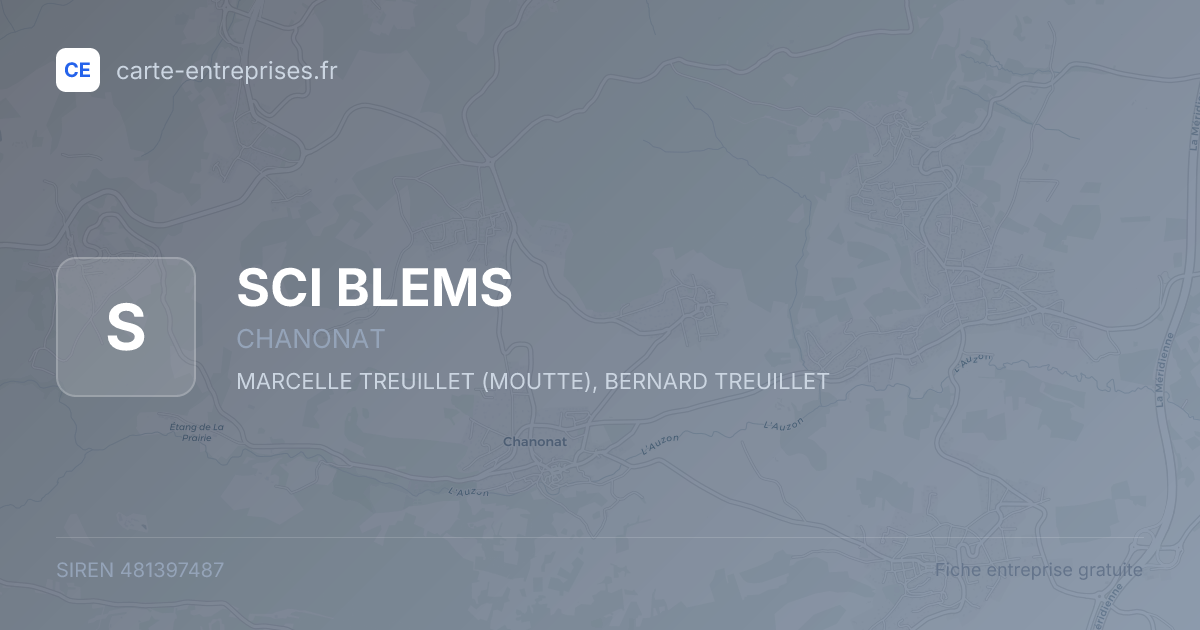 SCI BLEMS — 481397487 — fiche entreprise