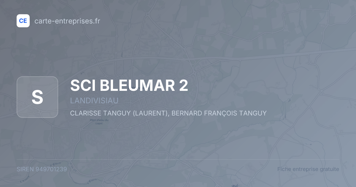 SCI BLEUMAR 2 — 949701239 — fiche entreprise