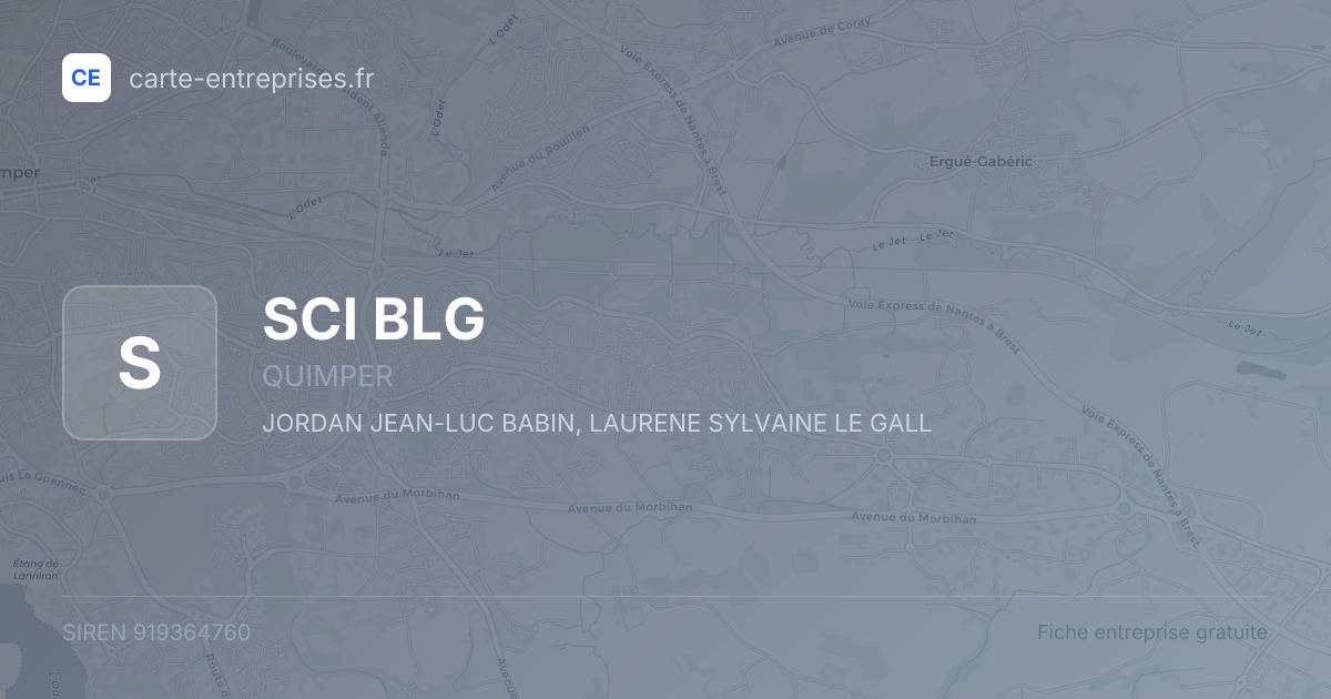 SCI BLG — 919364760 — fiche entreprise