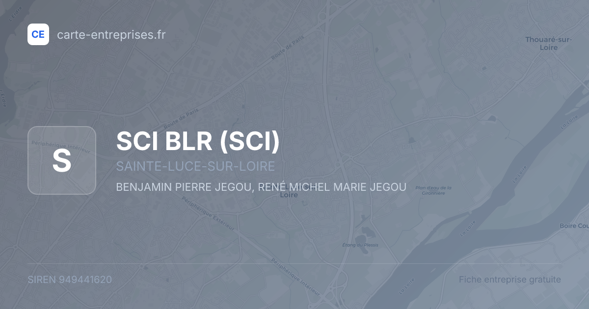 SCI BLR (SCI) — 949441620 — fiche entreprise