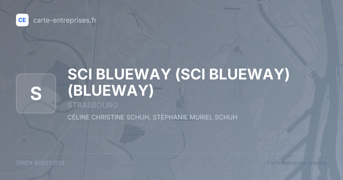 SCI BLUEWAY (SCI BLUEWAY) (BLUEWAY) — 928051358 — fiche entreprise