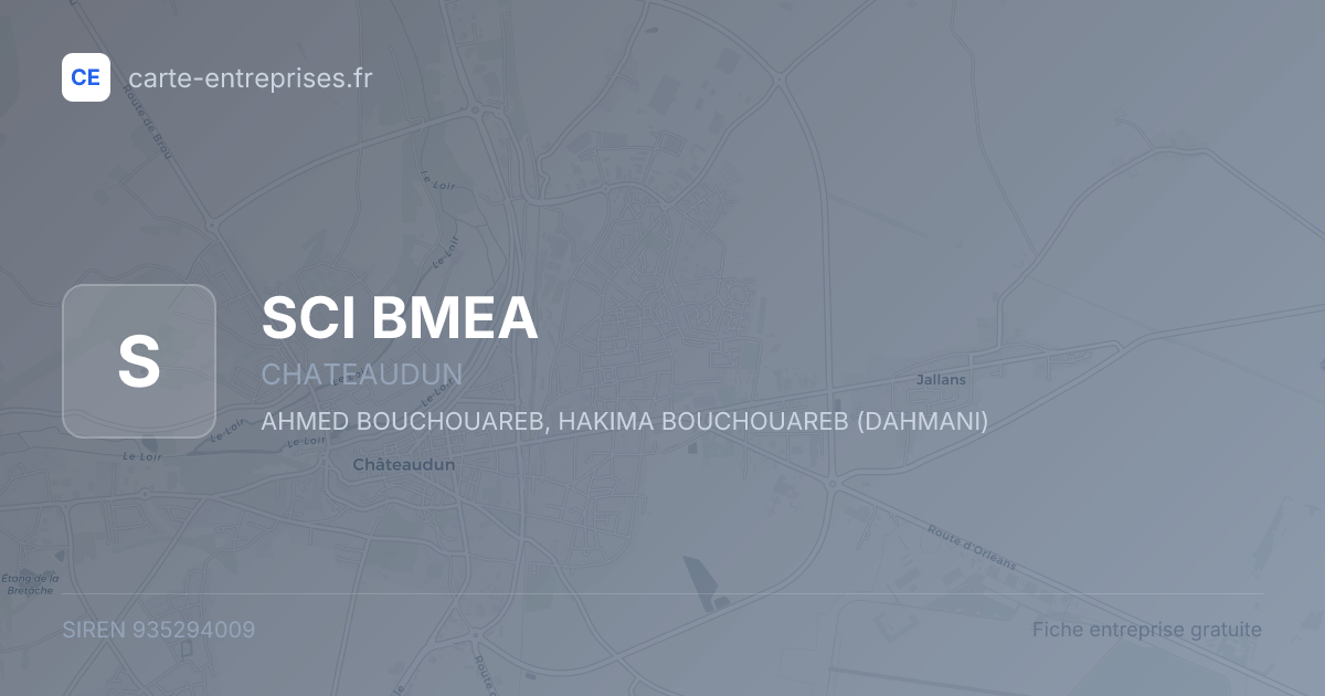 SCI BMEA — 935294009 — fiche entreprise