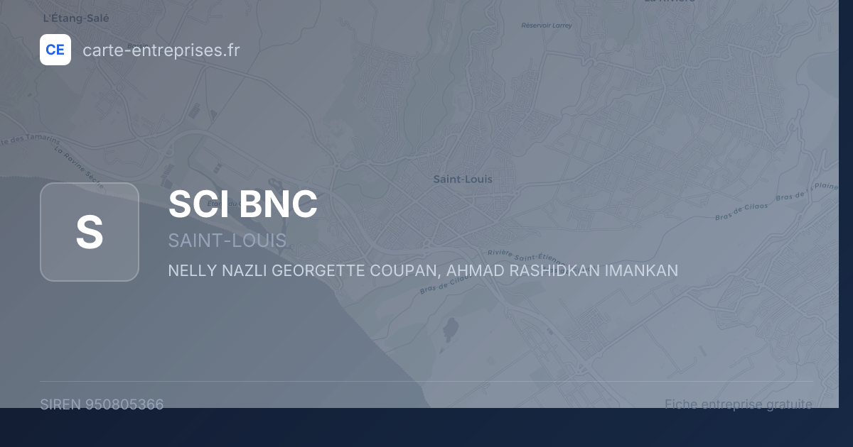 SCI BNC — 950805366 — fiche entreprise