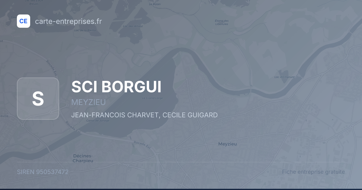 SCI BORGUI — 950537472 — fiche entreprise