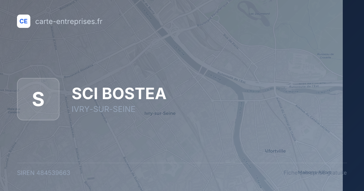 SCI BOSTEA — 484539663 — fiche entreprise