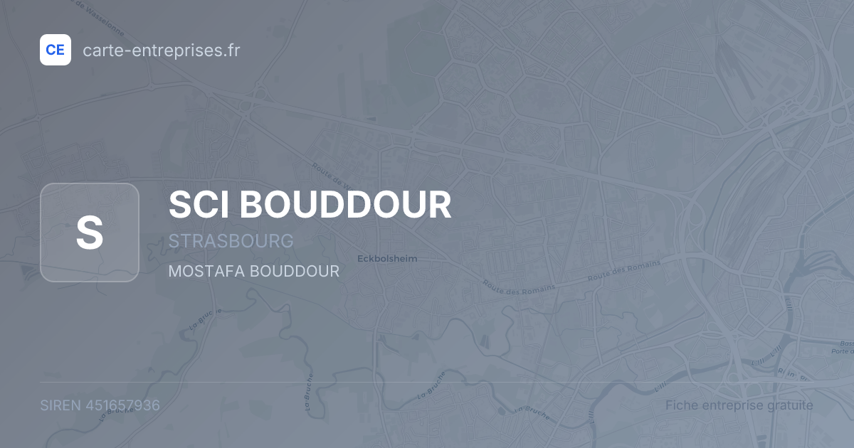 SCI BOUDDOUR — 451657936 — fiche entreprise