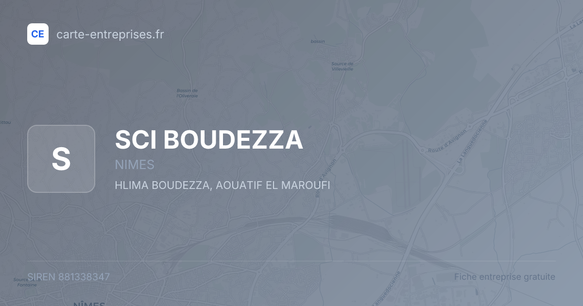 SCI BOUDEZZA — 881338347 — fiche entreprise