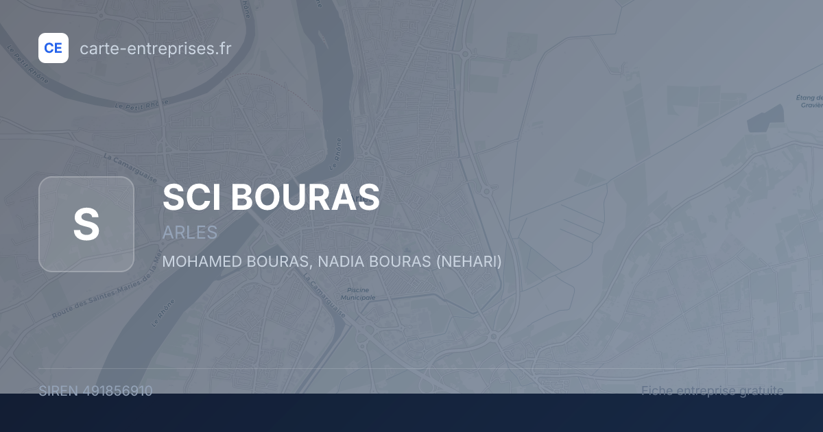 SCI BOURAS — 491856910 — fiche entreprise
