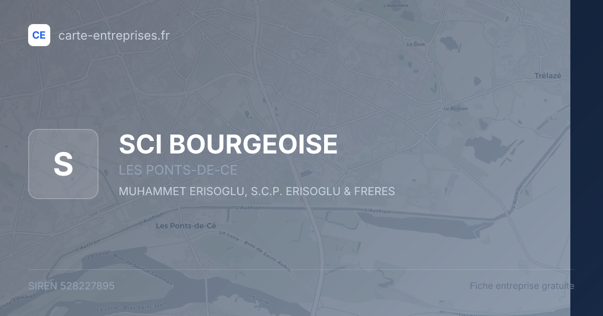 SCI BOURGEOISE — 528227895 — fiche entreprise