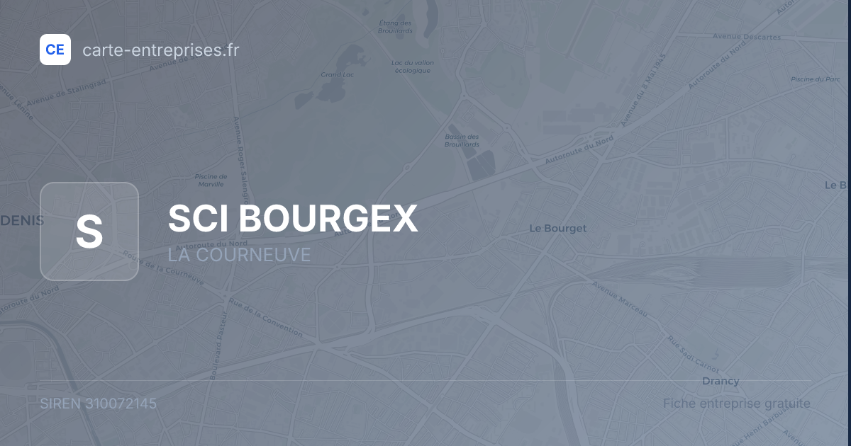 SCI BOURGEX — 310072145 — fiche entreprise