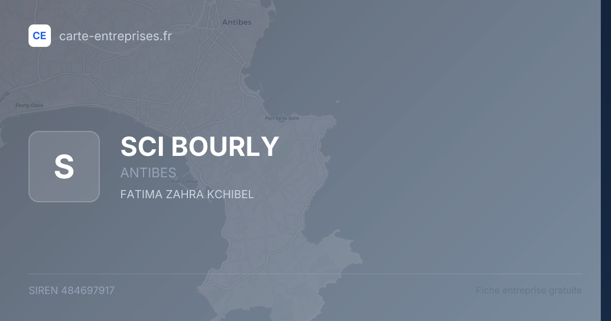 SCI BOURLY — 484697917 — fiche entreprise
