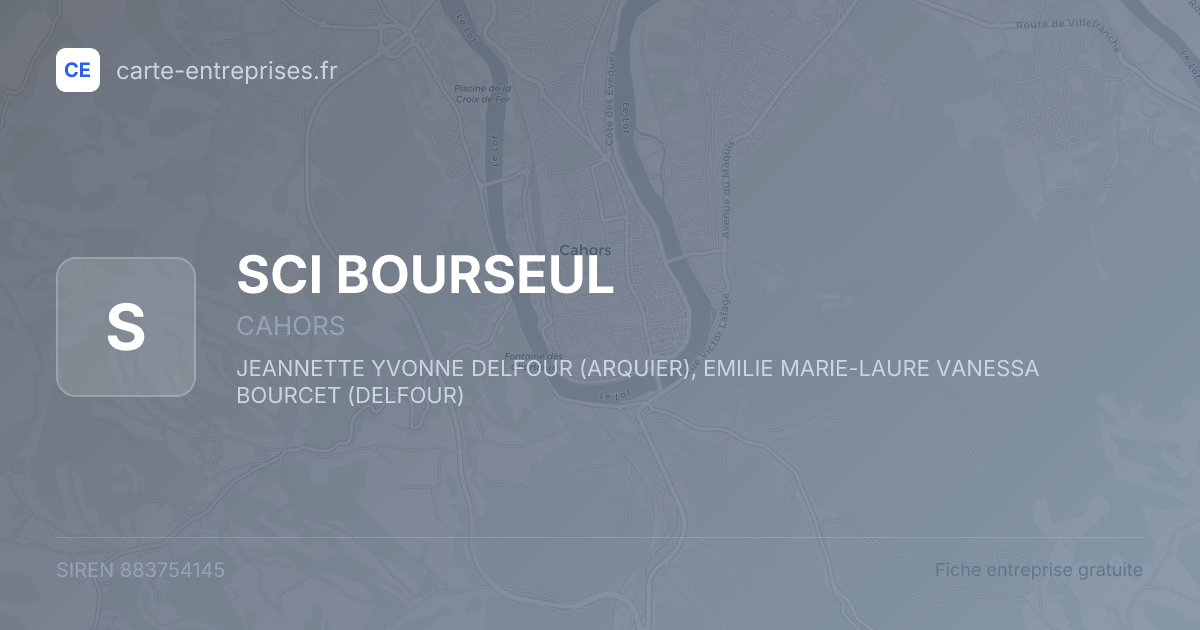 SCI BOURSEUL — 883754145 — fiche entreprise
