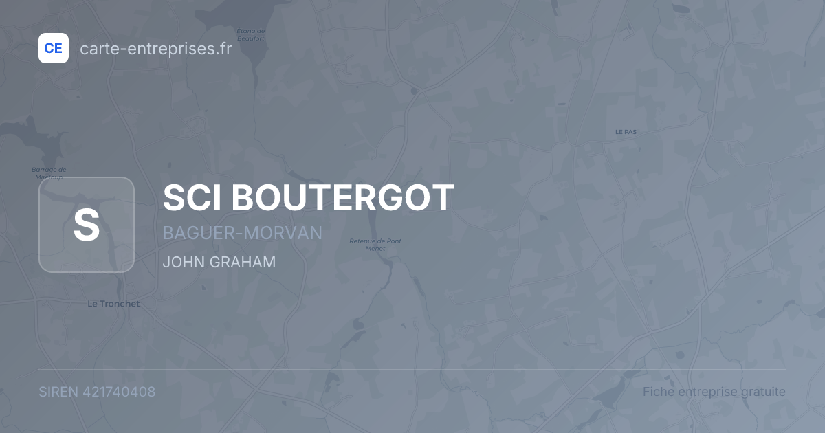 SCI BOUTERGOT — 421740408 — fiche entreprise