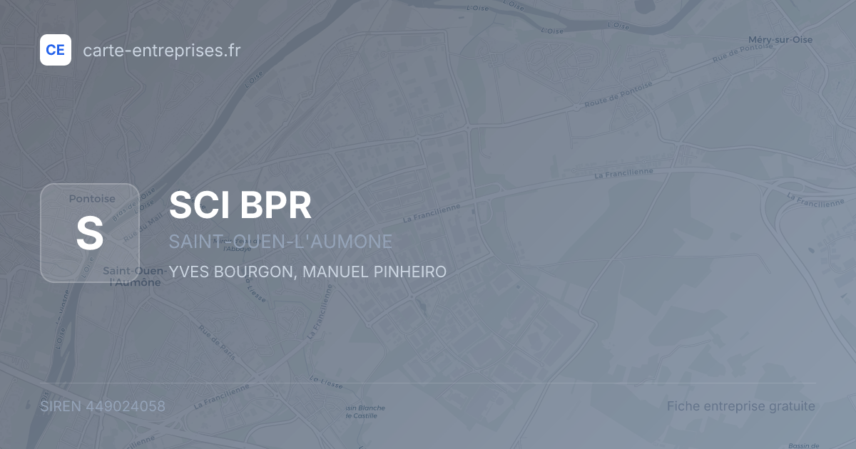 SCI BPR — 449024058 — fiche entreprise
