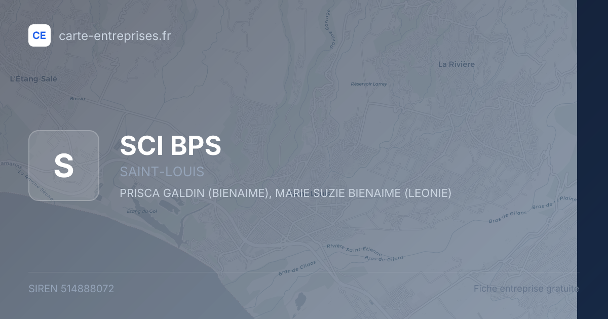 SCI BPS — 514888072 — fiche entreprise