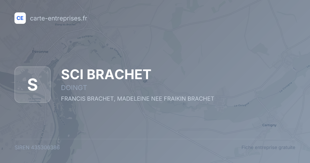 SCI BRACHET — 435306386 — fiche entreprise