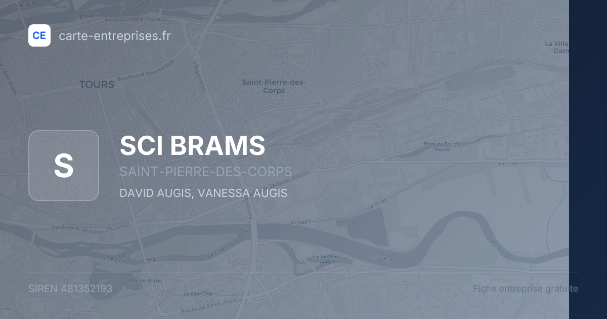 SCI BRAMS — 481352193 — fiche entreprise