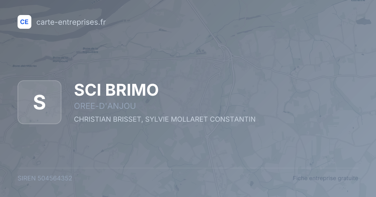 SCI BRIMO — 504564352 — fiche entreprise