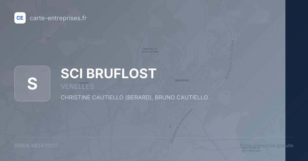 SCI BRUFLOST — 482470077 — fiche entreprise