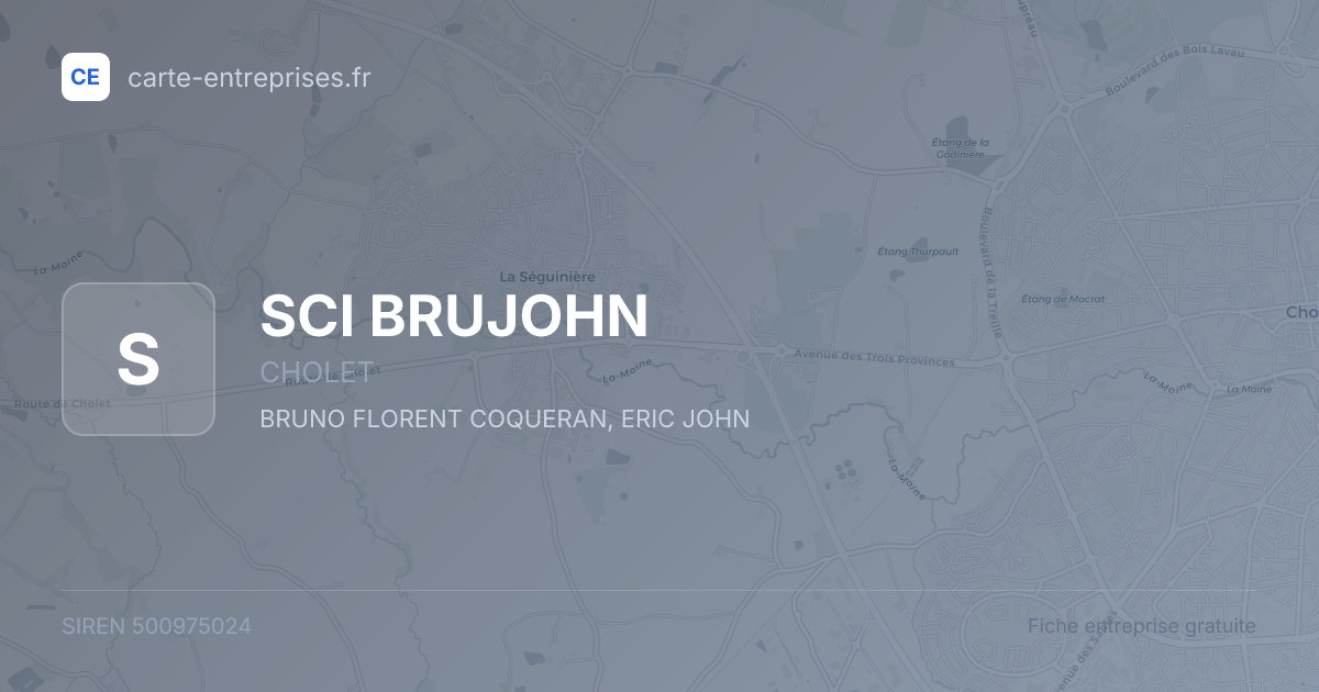 SCI BRUJOHN — 500975024 — fiche entreprise