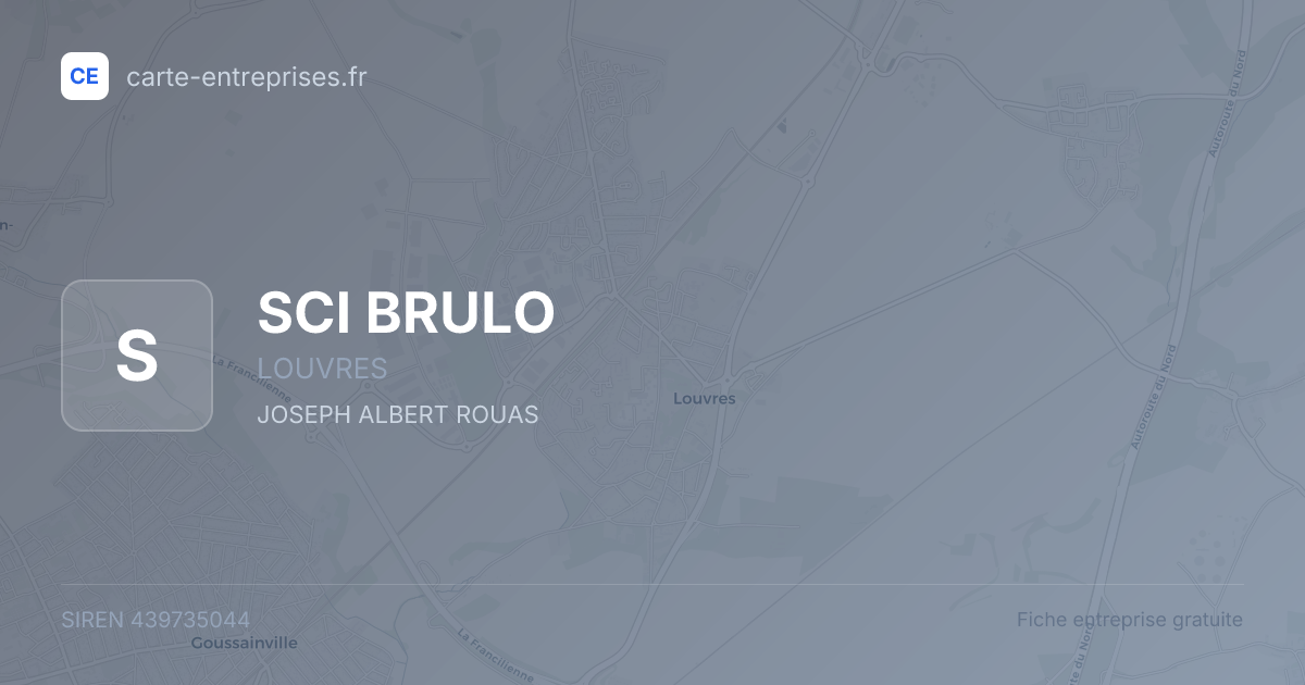 SCI BRULO — 439735044 — fiche entreprise