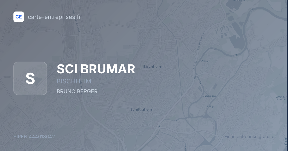 SCI BRUMAR — 444018642 — fiche entreprise
