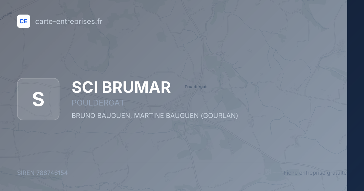 SCI BRUMAR — 788746154 — fiche entreprise