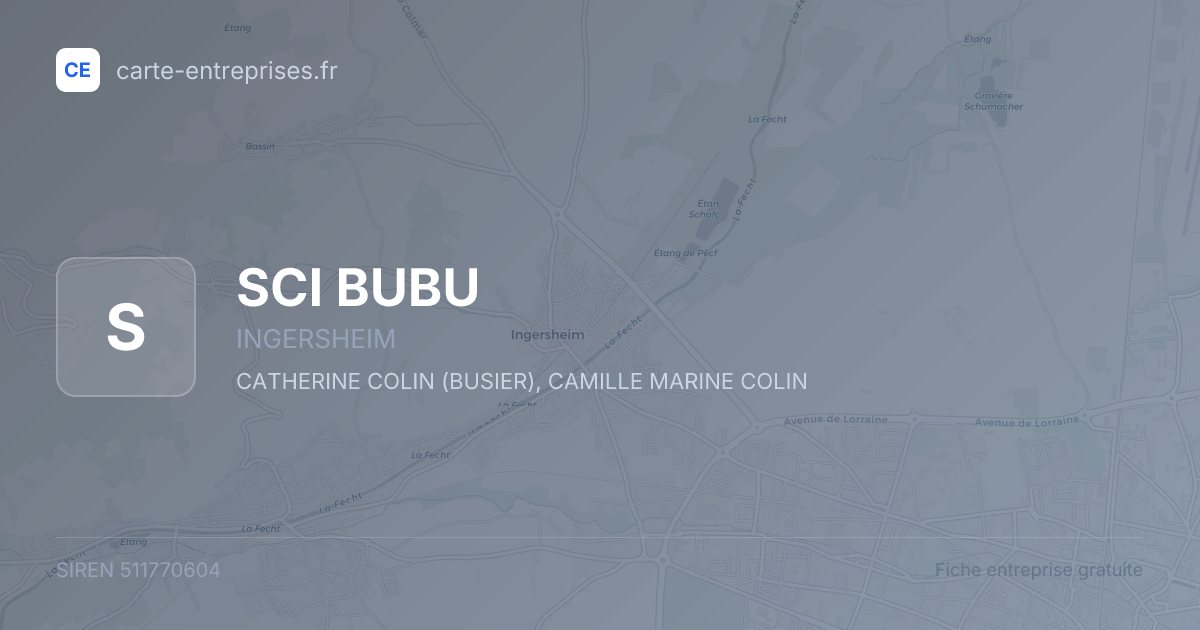 SCI BUBU — 511770604 — fiche entreprise