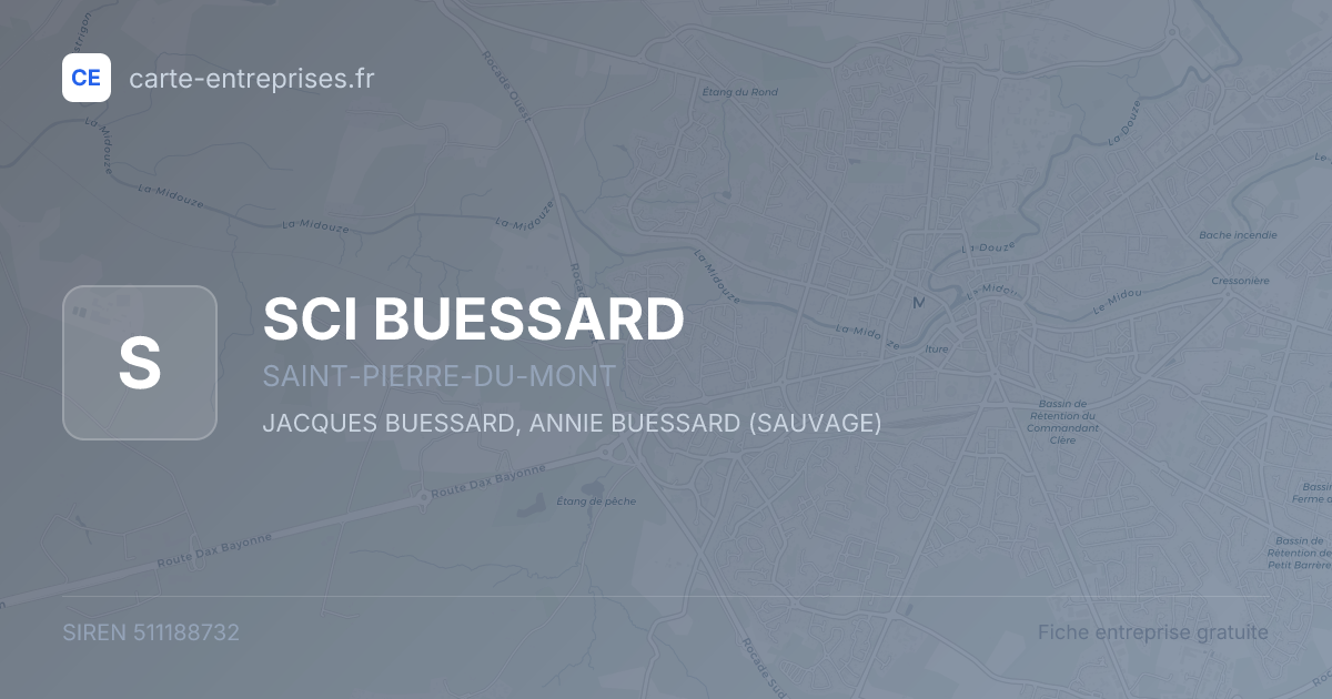 SCI BUESSARD — 511188732 — fiche entreprise