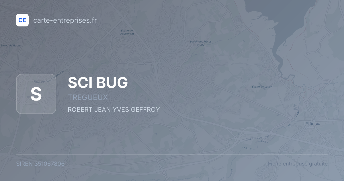 SCI BUG — 351067806 — fiche entreprise