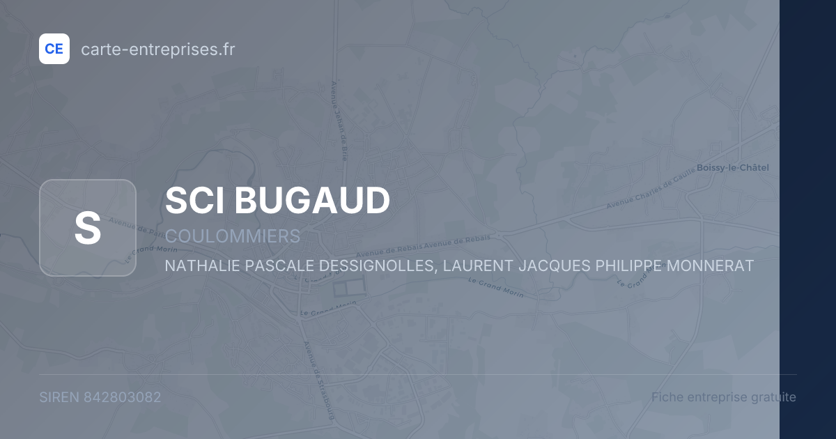 SCI BUGAUD — 842803082 — fiche entreprise