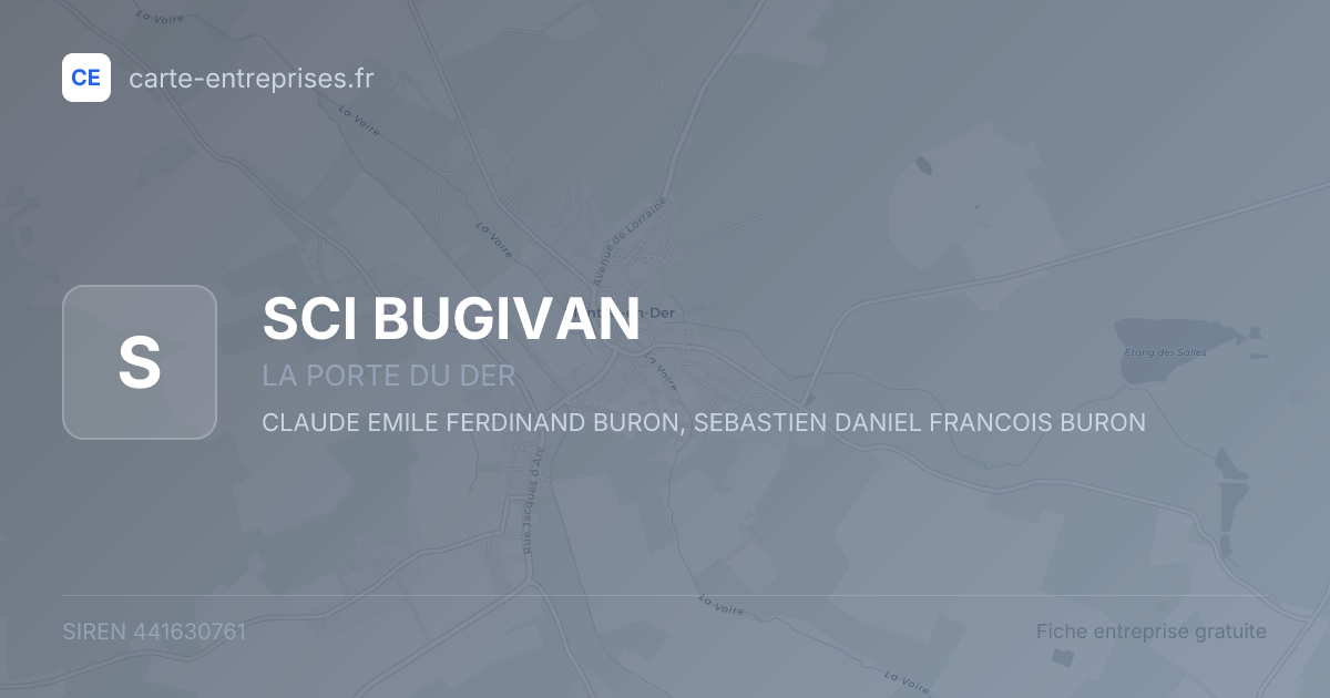 SCI BUGIVAN — 441630761 — fiche entreprise
